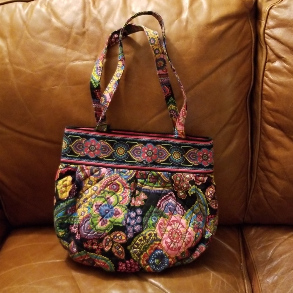 Vera Bradley double strap shoulder bag